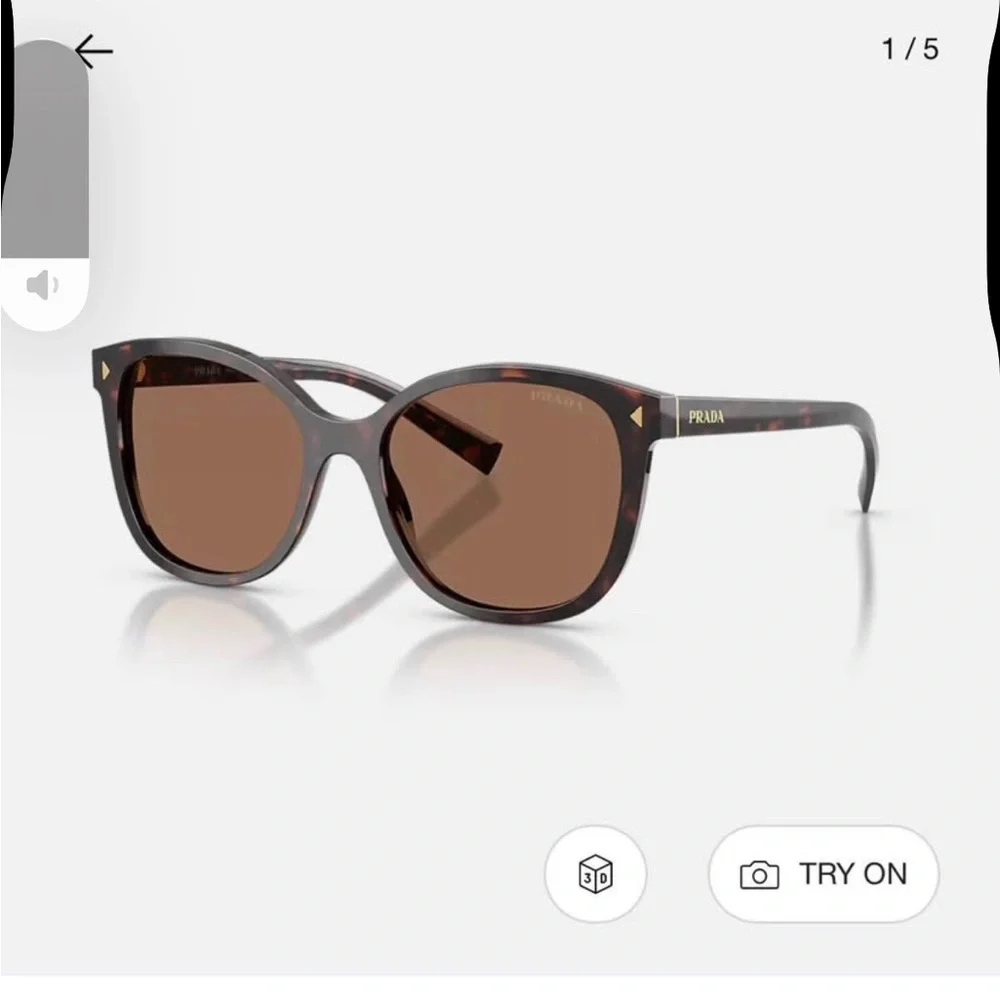 Prada Tortoise Shell Sunglasses - Picture 1 of 4
